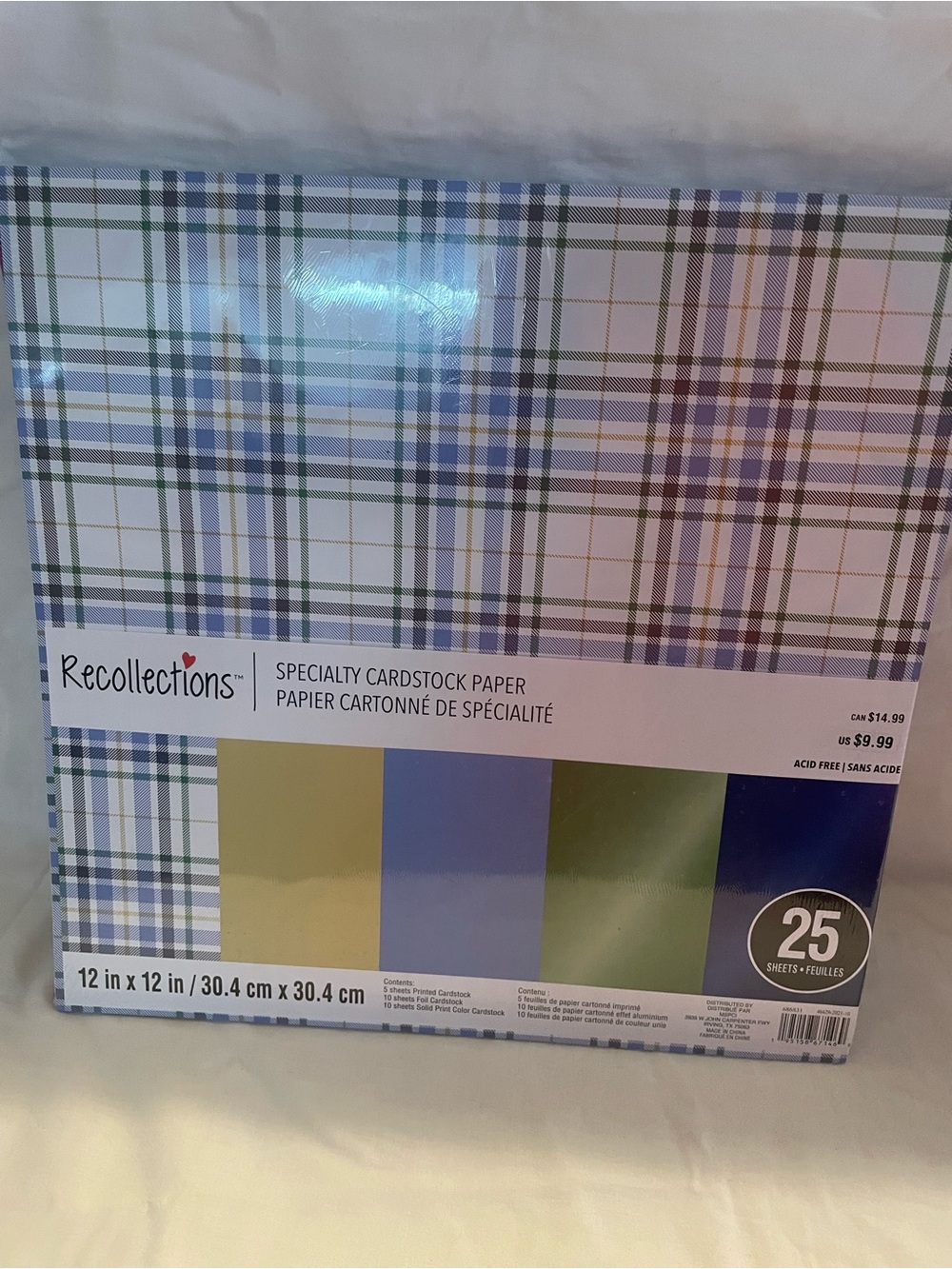 NWT Set of 2 Recollections Cardstock Pack - Picture 4 of 8